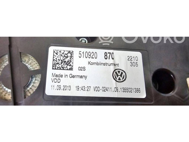 Панель приборов 510920870, 1355021386 Volkswagen Golf Sportsvan