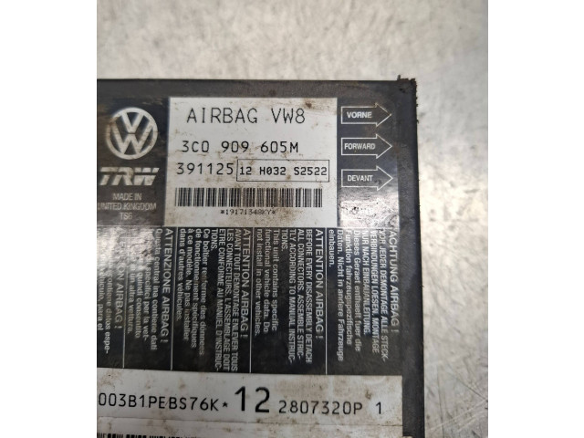Блок подушек безопасности 3C0909605M, 391125   Volkswagen PASSAT B6