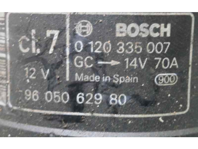 Генератор 9605062980, 0120335007   Citroen Saxo      