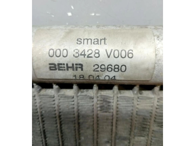 Радиатор охлаждающей жидкости 0003428V006    Smart ForTwo II