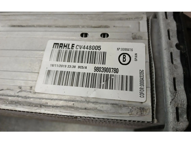 Интеркулер 9803900780, CV448005 Citroen C3 Aircross