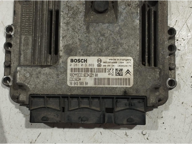 Комплект блоков управления 0281013869, 0281013869   Peugeot Expert