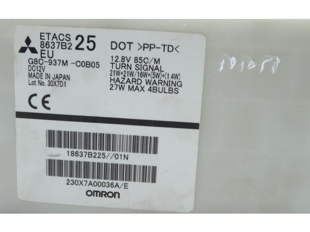 Блок управления двигателя 8637B225 Citroen C-Zero