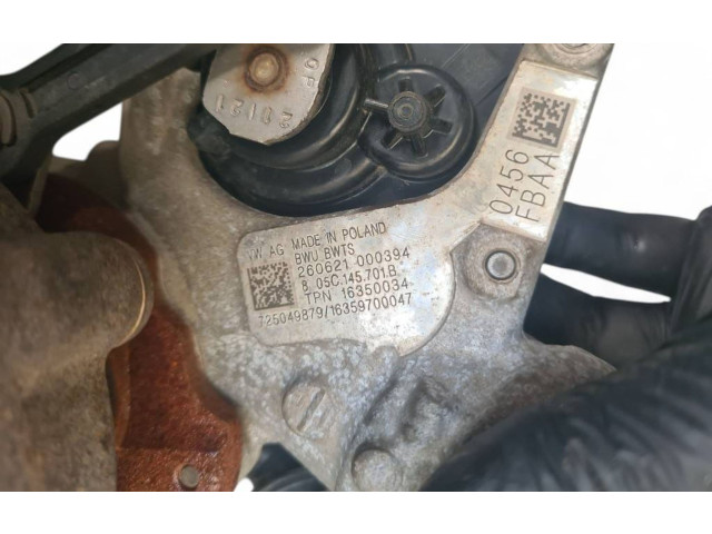  Турбина Skoda Octavia Mk4  05C145701B, 8W0621000394   для двигателя DLA DLAA      