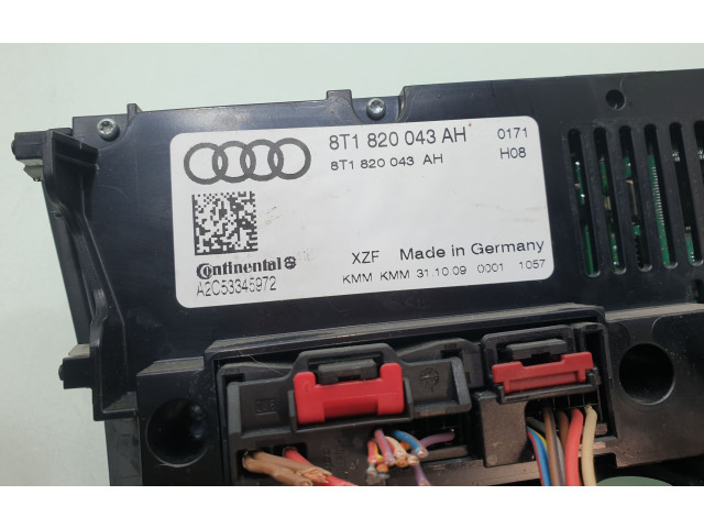 Блок управления климат-контролем 8T1820043AH Audi A5 Sportback 8TA