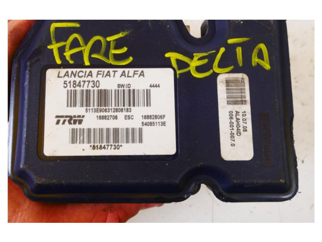 Блок АБС 51847730 Lancia Delta - года
