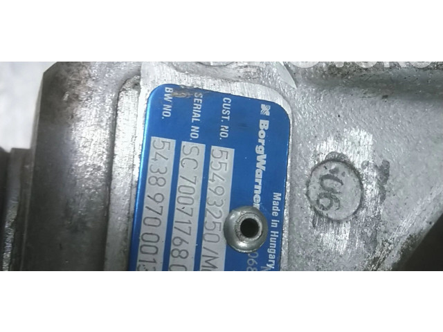 Турбина Нагнетатель Vauxhall Astra K 55493250, 54389700011 для двигателя B16DTH