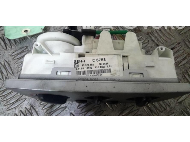 Блок управления климат-контролем 13219160 Opel Meriva A