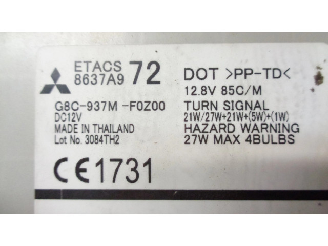 Блок предохранителей 8637A972   Mitsubishi Space Star    