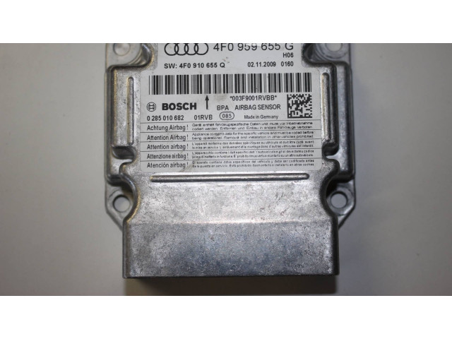 Блок подушек безопасности 4F0959655G, 0285010682   Audi A6 S6 C6 4F