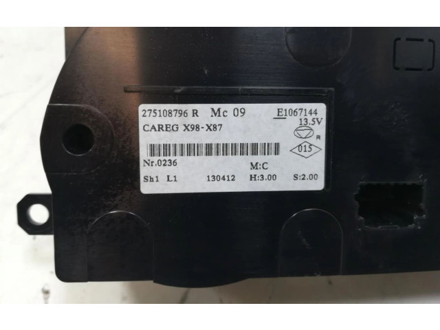 Блок управления климат-контролем 275108796R Renault Clio I