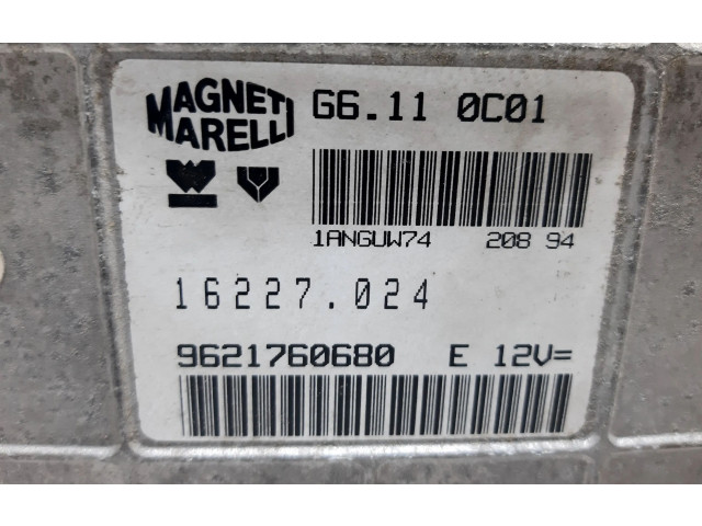 Блок управления двигателя 9621760680, 114968 Citroen AX