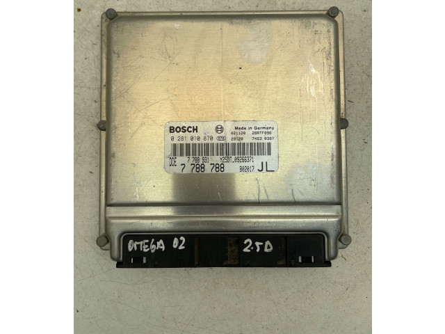 Блок управления двигателя 0281010870, 7788788   Chevrolet Omega B