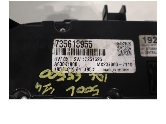 Блок управления климат-контролем 735613955 Fiat 500L