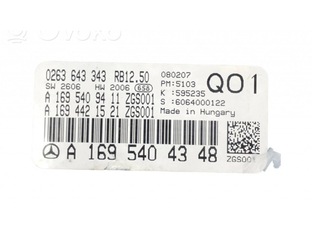 Панель приборов A1695404348, A1694421521 Mercedes-Benz A W169