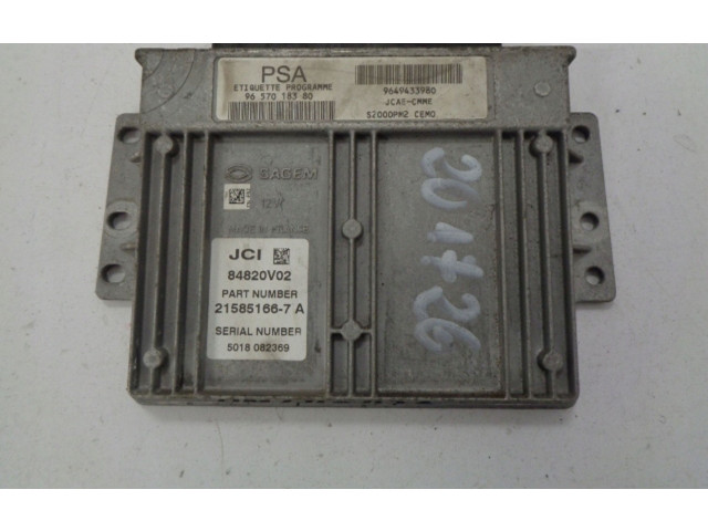 Řídící jednotka 9649433980, 9657018380 Peugeot 1007 2005