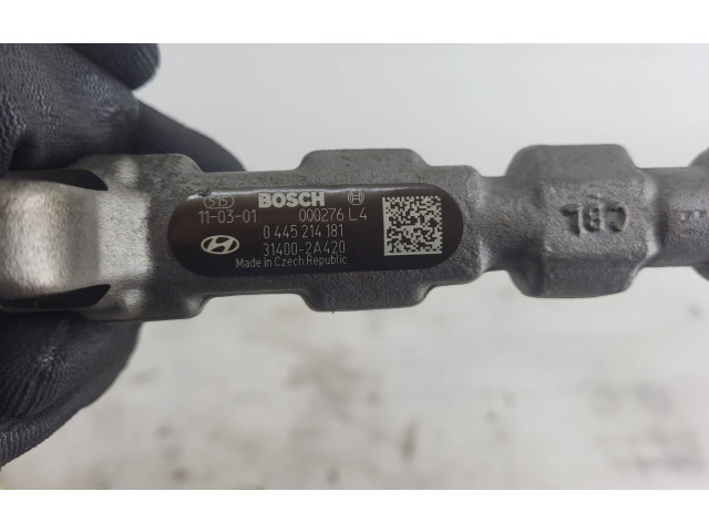 Топливная рампа 0445214181, 314002A420   KIA Ceed  