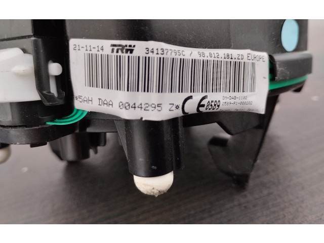 Подушка безопасности водителя 98012181ZD, 34137795C   Citroen C4 Cactus