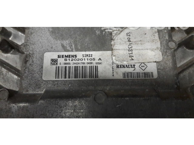 Блок управления двигателем Блок управления s120201105a Renault Twingo II