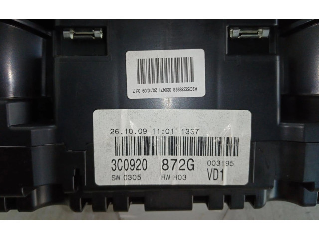 Панель приборов 3C0920872G   Volkswagen PASSAT       