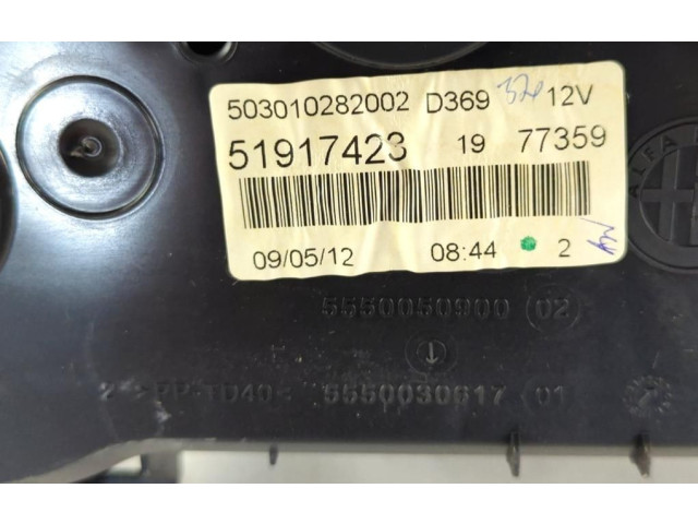 Přístrojová deska  Fiat Punto Evo 2012 51917423  