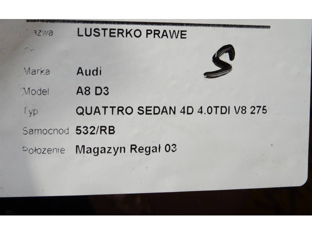 Zpětné zrcátko  Audi A8 S8 D3 4E 2003    