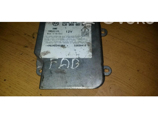 Блок подушек безопасности 1c0909601a, 5wk43123 Skoda Fabia Mk1 (6Y)