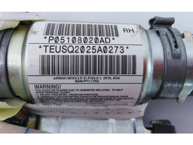 Подушка безопасности двери 68250174AH, 4R257FEDFKN Jeep Grand Cherokee