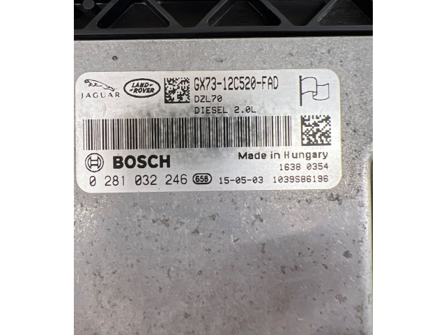 Блок управления двигателя GX7312C520FAD Jaguar XE