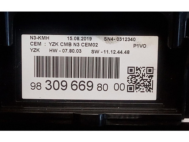 Панель приборов 9830966980 Opel Combo D