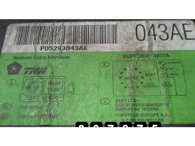 Řídící jednotka p05293043ae Chrysler PT Cruiser 2001