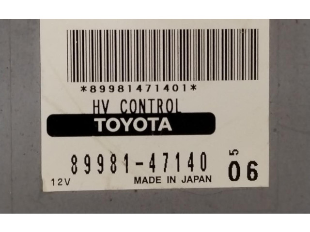 Řídící jednotka 8998147140, 8998147140 Toyota Prius (XW20) 2004