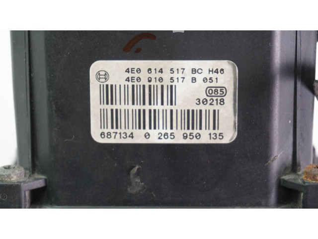 Jednotka ABS 4E0614517BC, 0265225294 Audi A8 S8 D3 4E 2008