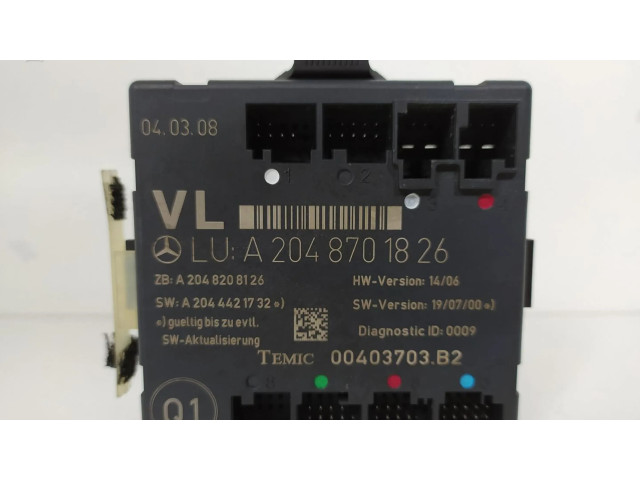 Блок управления 00403703, A2048701826 Citroen Berlingo