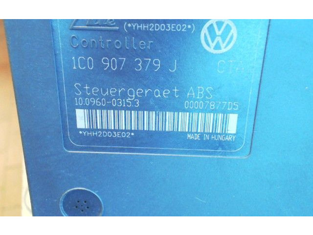 Блок АБС 1C0907379J, 0000 Audi A3 S3 8L 1996 - 2003 года