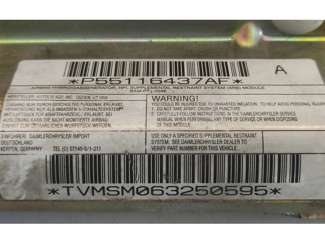 Боковая подушка безопасности P55116437AF, 07145971211 Jeep Grand Cherokee (WJ)