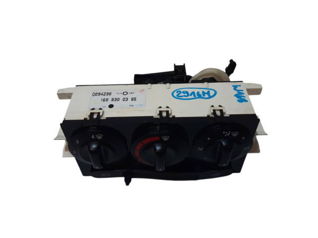 Блок управления климат-контролем 1688300385 Mercedes-Benz A W168