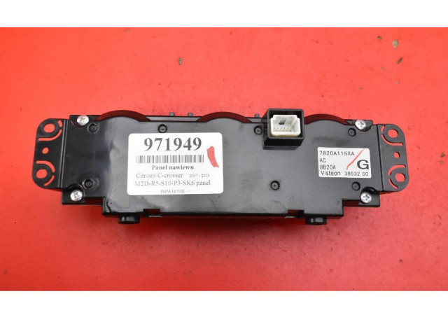 Блок управления климат-контролем 7820A115XA, 7820A115XA Citroen C-Crosser