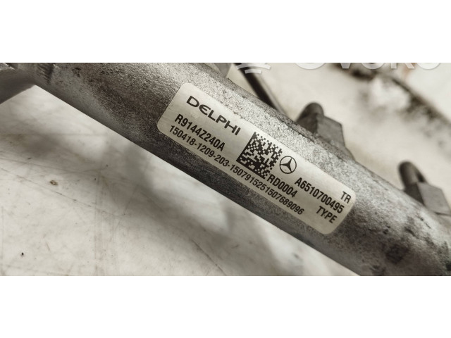 Топливная рампа A6510700495, A6510700700   Mercedes-Benz E W212  