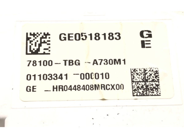 Přístrojová deska Honda Civic X 2018