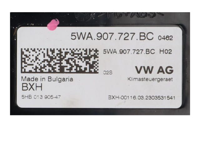 Блок управления климат-контролем 5WA907727BC   Cupra Leon