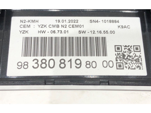 Přístrojová deska Citroen Berlingo 2022 9838081980