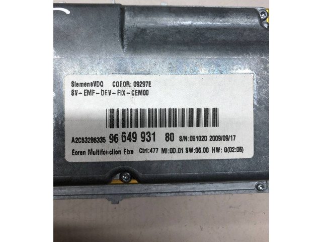 Дисплей 9664993180, A2C53286335 Citroen C5