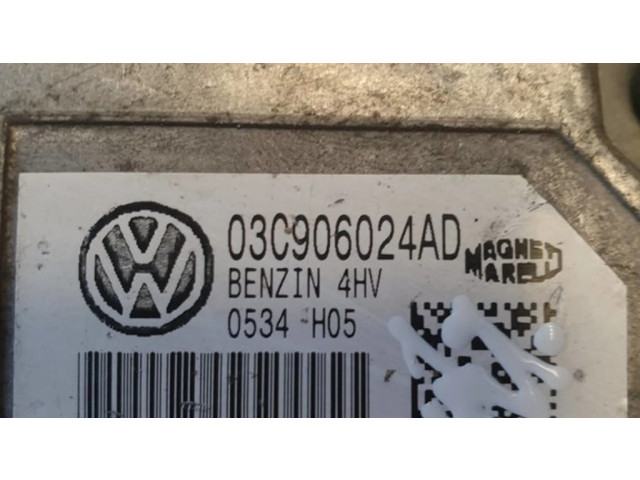 Блок управления двигателя 03C906024AD, 6B73BAEBG   Volkswagen Polo V 6R