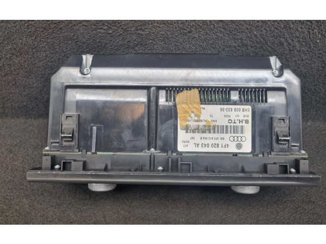 Блок управления климат-контролем 4F1820043AL, 4F0910043B Audi A6 S6 C6 4F