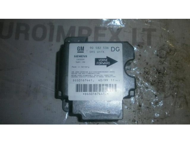 Блок подушек безопасности 90582536DG, 5WK4190   Opel Zafira A