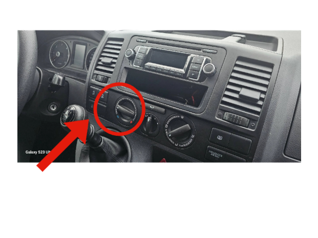 Блок управления климат-контролем 981730G, 981730 Volkswagen Transporter Caravelle T5