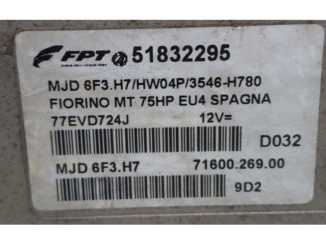 Блок управления двигателя 51832295, 178301   Fiat Qubo