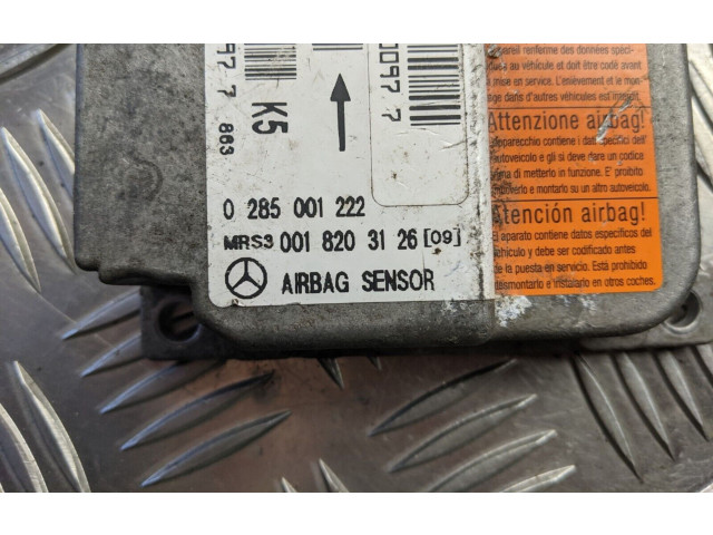 Блок подушек безопасности 0018203126, 0285001222   Mercedes-Benz A W168