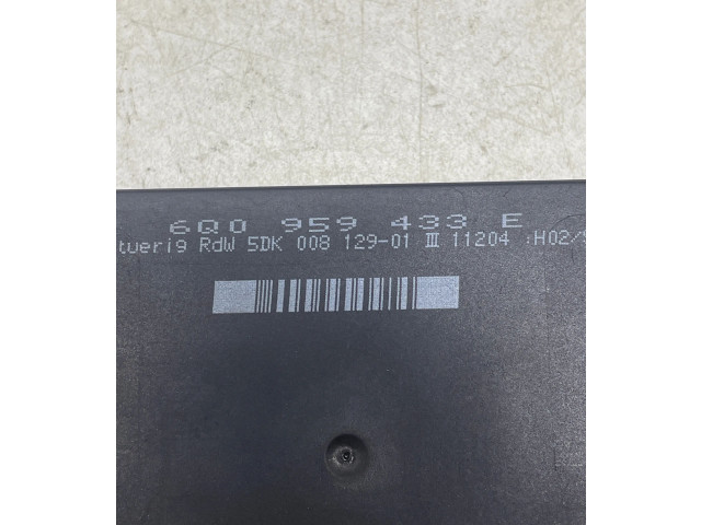 Блок комфорта 6Q0959433E Skoda Fabia Mk1 (6Y)